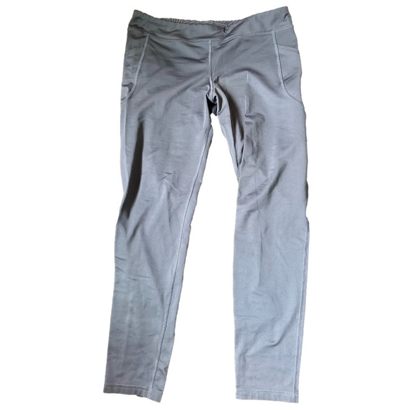 Under Armour Gray Coldgear Leggings. Youth XL. - Picture 2 of 9